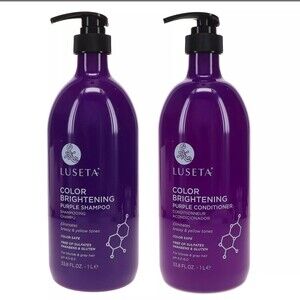 Luseta Color Brightening Purple Shampoo 33.8 oz & Color Brightening Purple